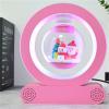 Magnetic Levitating Floating Eternal Flower Frame Build-In Bluetooth & LED Light 4inch Eternal Flower Desk Lamp for Unique Gifts, Room Decor, Night Light, Home Office Decor Desk Tech Toys (Pink) view 2