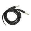 ciciglow Aviation Headset Replacement Cable with 2M Long Cable for David Clark AVCOMM Pilot Dual GA Plug, PVC Material, Replacement view 2
