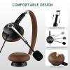 Arama USB Headset with Microphone for PC Laptop, On-Ear Computer Headphones with Noise Cancelling Mic, Wired Headset with in-line Control for Home Office Online Class Skype Zoom view 3