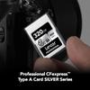 Lexar 320GB Professional CFexpress Type A SILVER Series Memory Card, Compatible with Sony Cameras w/ Type A Card Slot, Up to 800/700 MB/s Read/Write, 8K Video, VPG 200 (LCAEXSL320G-RNENG) view 3