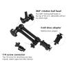 Camera Suction Cup Mount, Aluminum Alloy Universal Arm Car Boats Windshield Window Mount for Action DSLR Cameras, 360 Rotatable Cup with 1/4 Screws Mounting view 3
