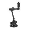 Camera Suction Cup Mount, Aluminum Alloy Universal Arm Car Boats Windshield Window Mount for Action DSLR Cameras, 360 Rotatable Cup with 1/4 Screws Mounting view 4