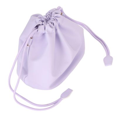 Dilwe Camera PU Leather Drawstring Pouch Bag, DSLR Camera Bag with Adjustable Strap for Traveling ()