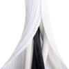2 Pack 5ft - 1 inch White Cable Sleeve, Cable Organizer for Desk PC TV Computer, Wire Protector Cable Wrap Cover, Cord Management for Home Office view 1