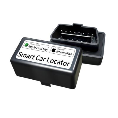 OBD  Vehicle Tracker Work with Apple Find My Real-time Vehicle Tracking Device OBD Anti-Lost Device Finder for Cars No Subscription Needed Quick Installation Global Position iOS Only Black