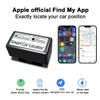OBD  Vehicle Tracker Work with Apple Find My Real-time Vehicle Tracking Device OBD Anti-Lost Device Finder for Cars No Subscription Needed Quick Installation Global Position iOS Only Black view 2