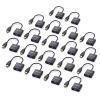HDMI to VGA Adapter 20 Pack, Gold-Plated HDMI to VGA Converter (Male to Female), Compatible for Computer, Laptop, PC, Monitor, Projector, HDTV, Chromebook, Raspberry Pi, Roku, Xbox and More view 1