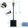 HDMI to VGA Adapter 20 Pack, Gold-Plated HDMI to VGA Converter (Male to Female), Compatible for Computer, Laptop, PC, Monitor, Projector, HDTV, Chromebook, Raspberry Pi, Roku, Xbox and More view 3