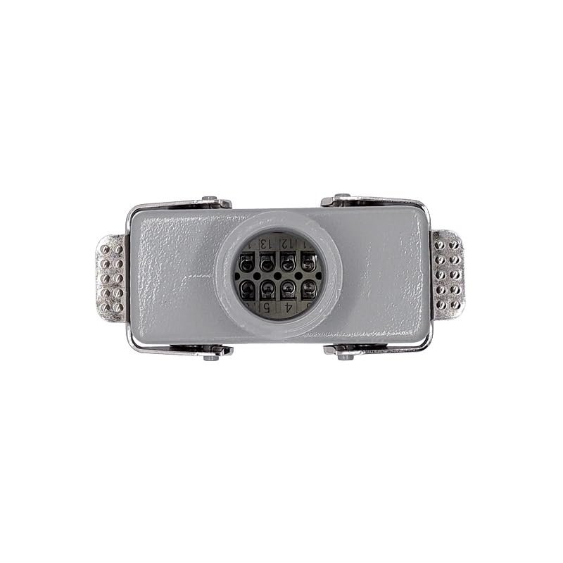 Heavy Duty Connectors HDC-HE-016-1/2/3/4 F/M 16pin 16A Screw Connection 500V Industrial Rectangular Aviation Connector Plug(HDC-HE-016-2)