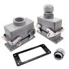 Heavy Duty Connectors HDC-HE-016-1/2/3/4 F/M 16pin 16A Screw Connection 500V Industrial Rectangular Aviation Connector Plug(HDC-HE-016-2) view 4