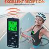 AM/FM Personal Portable Mini Radio with Digital Tuning LCD Display and Backlight Time, SWDSTP Rechargeable Pocket Radio with Earphone and Belt Clip for Walking, Jogging view 3