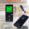 AM/FM Personal Portable Mini Radio with Digital Tuning LCD Display and Backlight Time, SWDSTP Rechargeable Pocket Radio with Earphone and Belt Clip for Walking, Jogging view 4