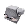 HDC-HE-032-1/2 Heavy Duty Connectors Screw Connection F/M 32pin 16A Industrial Rectangular Aviation Connector Plug(HDC-HE-032-1) view 3