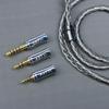 ARTTI Wave Headphone Upgrade Cable 8 Cores 144 Strands Silver-Plated Copper 7N OCC Earphone IEM Cable 2.5/3.5/4.4mm 3in1 Metal Plug (TRICOL, MMCX Straight Plug) view 2