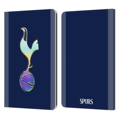 Head Case Designs Officially Licensed Tottenham Hotspur F.C. Dark Blue and Purple 2023/24 Badge Leather Wallet Case Compatible with Kindle Paperwhite 1/2 / 3
