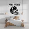 Custom American Football Wall Decals - Personalized Vinyl Stickers for Boys' Room Decor - Football Player Wall Stickers - Sporty Wall Decor view 1