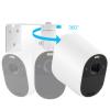 2Pack Adjustable Metal Camera Mount for Arlo Essential/XL 2nd Generation/Pro 4/Pro 3/Pro2/Pro/Pro 5S/Ultra2/Ultra, Mounting Bracket Outside for Arlo Camera, No-Drill VHB Stick or Screws view 3