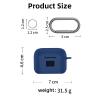 [3 in 1] Compatible with Tozo t20 Case Cover with Keychain, Soft Silicone Case for t20 Full Protective Front LED Visible Accessory with Cleaning Kit view 4