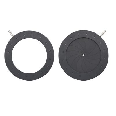 Microscope Accessories Kit Metal Zoom Diaphragm Aperture Condenser 1.5-17mm/25mm/36mm Amplifying Diameter for Microscope Camera Lens Microscope Slides (Color : ID028 1.5-34mm)