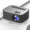 RUNAAJA T20 Mini Portable Projector 1080P USB HD LED Home Media Video Player Cinema Projector 320x240 Pixels Supports Easy To Carry view 3