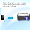 RUNAAJA T20 Mini Portable Projector 1080P USB HD LED Home Media Video Player Cinema Projector 320x240 Pixels Supports Easy To Carry view 4