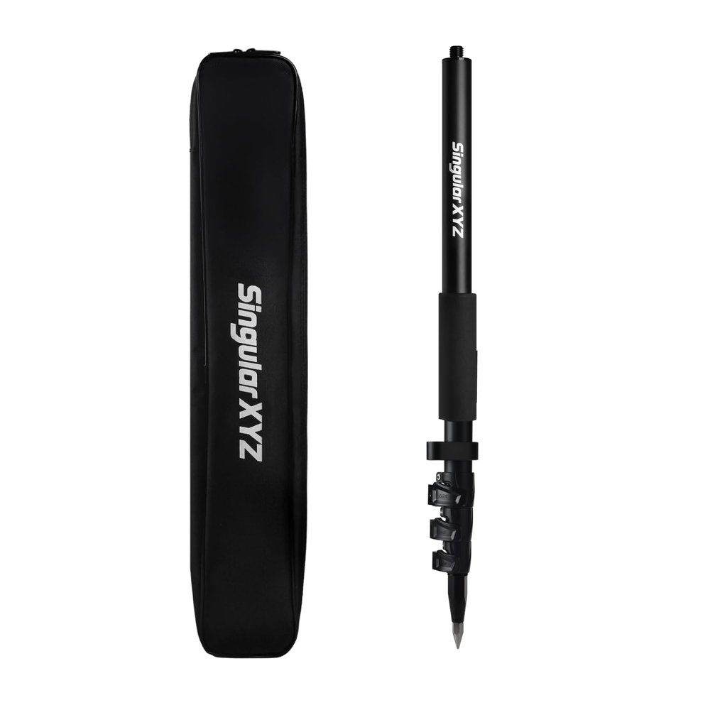 SingularXYZ Aluminum GPS Rover Rod Telescopic Survey Pole for Land Surveying & Engineering RTK GPS/GNSS Accessory for Surveying and Measuring Poles(5.91ft/1.8m)