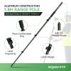 SingularXYZ Aluminum GPS Rover Rod Telescopic Survey Pole for Land Surveying & Engineering  RTK GPS/GNSS Accessory for Surveying and Measuring Poles(5.91ft/1.8m) view 2