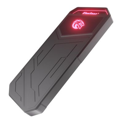 KingSpec Z5 1TB External SSD - 2100MB/s, Portable Solid State Hard Drives with RGB Light, Zinc Alloy Case, USB 3.2 Gen2x2 Interface, Compatible with Mobile Phone/PS4/Laptop/TV/PC (1TB)