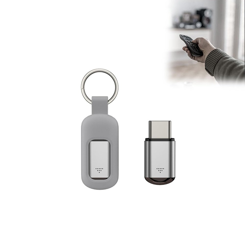 Hacking Device, Hacker Tool, Hacking Tool, Infrared Controller, Smartphone Ir Remote Controller (Silver, for Type C)