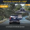 Fitcamx Front 4K+Rear 1080P Dash Cam for 2011-2019 Ford Explorer with Lane Assist (HD2-6070), OEM Look, WiFi Connect & APP, 2 Channel HD Video, Loop Recording, G-Sensor, Easy to Use,128GB Card view 2