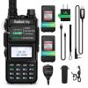Radioddity 1 Pack GM-30 GMRS Handheld Radio, Long Range Two Way Radio, NOAA Channels, Display SYNC. Ideal for Off-Road Overlanding, w/ 2 Batteries, Speaker Mic and Programming Cable (Chirp Compatible) view 1