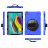 for Samsung Galaxy Tab S5e 10.5 SM-T720 T725 Case 10.5 inch Tablet Case 3 in 1 Hard Plastic Frame + Double Silicone [Hand Strap & Shoulder Strapp] - F view 2