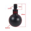 MOUDOAUER Alloy 1/4" Swivel Mini 20mm Ball Head Screw Tripod Mount Adjustable Base Adapter for DSLR Cameras Tripods Monopods Camcorder view 3