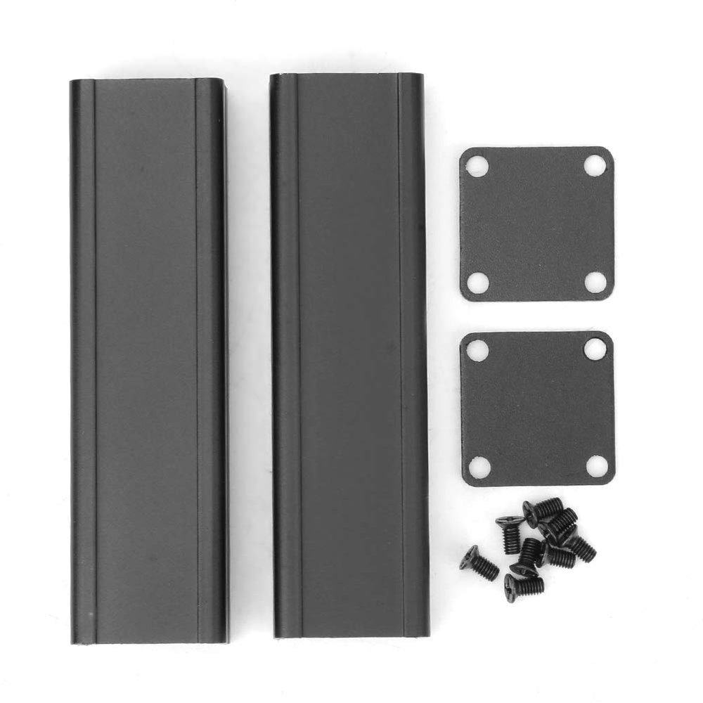 Aluminum Cooling Case, Aluminum Cooling Case Split Type Electronic DIY Instrument Project Enclosure Half Open Aluminum Case 25, Desktop Computer Fans