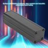 Aluminum Cooling Case, Aluminum Cooling Case Split Type Electronic DIY Instrument Project Enclosure Half Open Aluminum Case 25, Desktop Computer Fans view 3