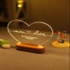 MNBON Personalized LED Night Light - Special Valentine's Day Gift - Custom Anniversary Present - Romantic Couple's Gift for Him and Her - Custom Names and Date - Engagement Celebration Lighting view 2