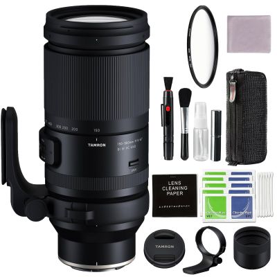 Tamron 150-500mm f/5-6.7 Di III VC VXD Lens for Nikon Z Mount with Pixel Advanced Accessories & Travel Bundle | AFA057Z-700 | Tamron 150-500mm for Nikon Z