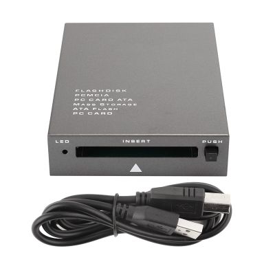 USB2.0 Card Reader, 20MB to 20G Large Capacity Memory Card Reader, USB2.0 to PC ATA Card PCMCIA Card Reader for PC Computer, Plug and Play