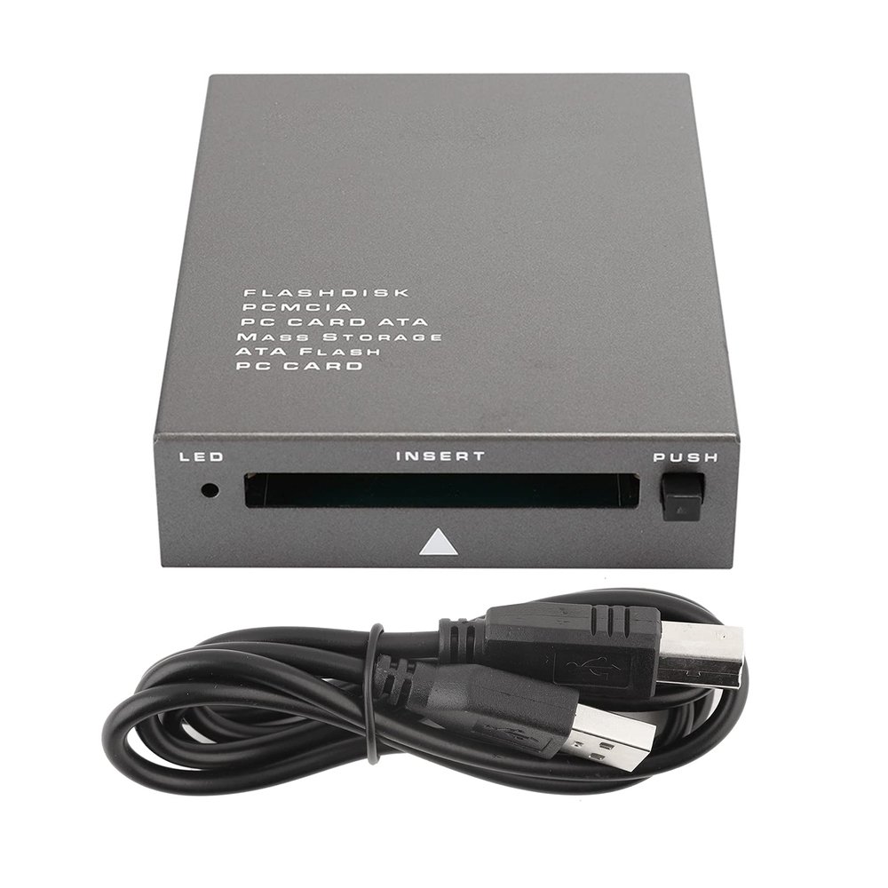 USB2.0 Card Reader, 20MB to 20G Large Capacity Memory Card Reader, USB2.0 to PC ATA Card PCMCIA Card Reader for PC Computer, Plug and Play