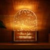 Personalized LED Night Light - Custom Star Map Neon Light Gifts for Her Him - Customized Light Up Frame Star Constellation Chart Night Light for Valentine's Day Birthday Anniversary view 2