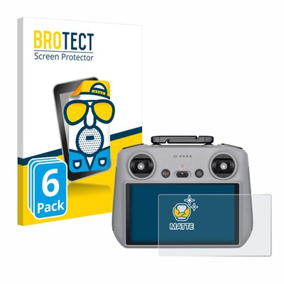 BROTECT 6-Pack Screen Protector Anti-Glare Compatible with DJI RC 2 Screen Protector Matte, Anti-Fingerprint Protection Film