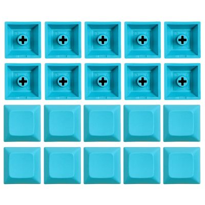 20PCS PBT Keycap DSA 1U Keycaps Colored Customized Keycap Set for Gaming Mechanical Keyboard Keycap Upgrades