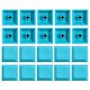 20PCS PBT Keycap DSA 1U Keycaps Colored Customized Keycap Set for Gaming Mechanical Keyboard Keycap Upgrades view 1