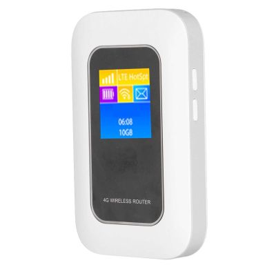 Luqeeg 5G 4G High Speed Mobile Hotspot, Supports Multiple Frequency Bands, Portable Router for Travel Use, 10 Users Supported, with and Power Usage Display