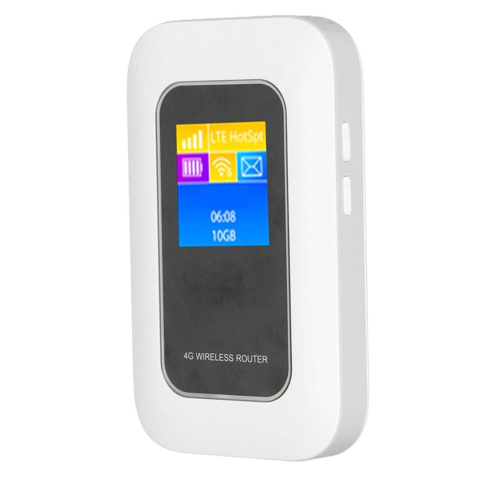 Luqeeg 5G 4G High Speed Mobile Hotspot, Supports Multiple Frequency Bands, Portable Router for Travel Use, 10 Users Supported, with and Power Usage Display