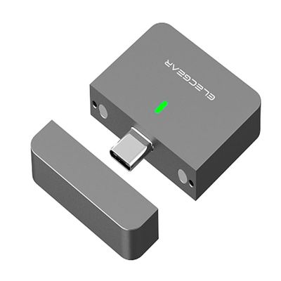 ElecGear Mini 2230 NVMe Enclosure, USB Type-C 3.2 External Hard Drive Aluminum Case for 30mm PCIe M.2 SSD, 10Gbps USB Flash Drive Memory Reader with Magnet Cap