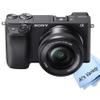 Sony a6400 Mirrorless Camera with16-50mm & 55-210mm Zoom Lenses + 128GB Pro Speed Memory + Case + Tripod + Software Pack -Proffesional Photo Bundle (Renewed) view 2
