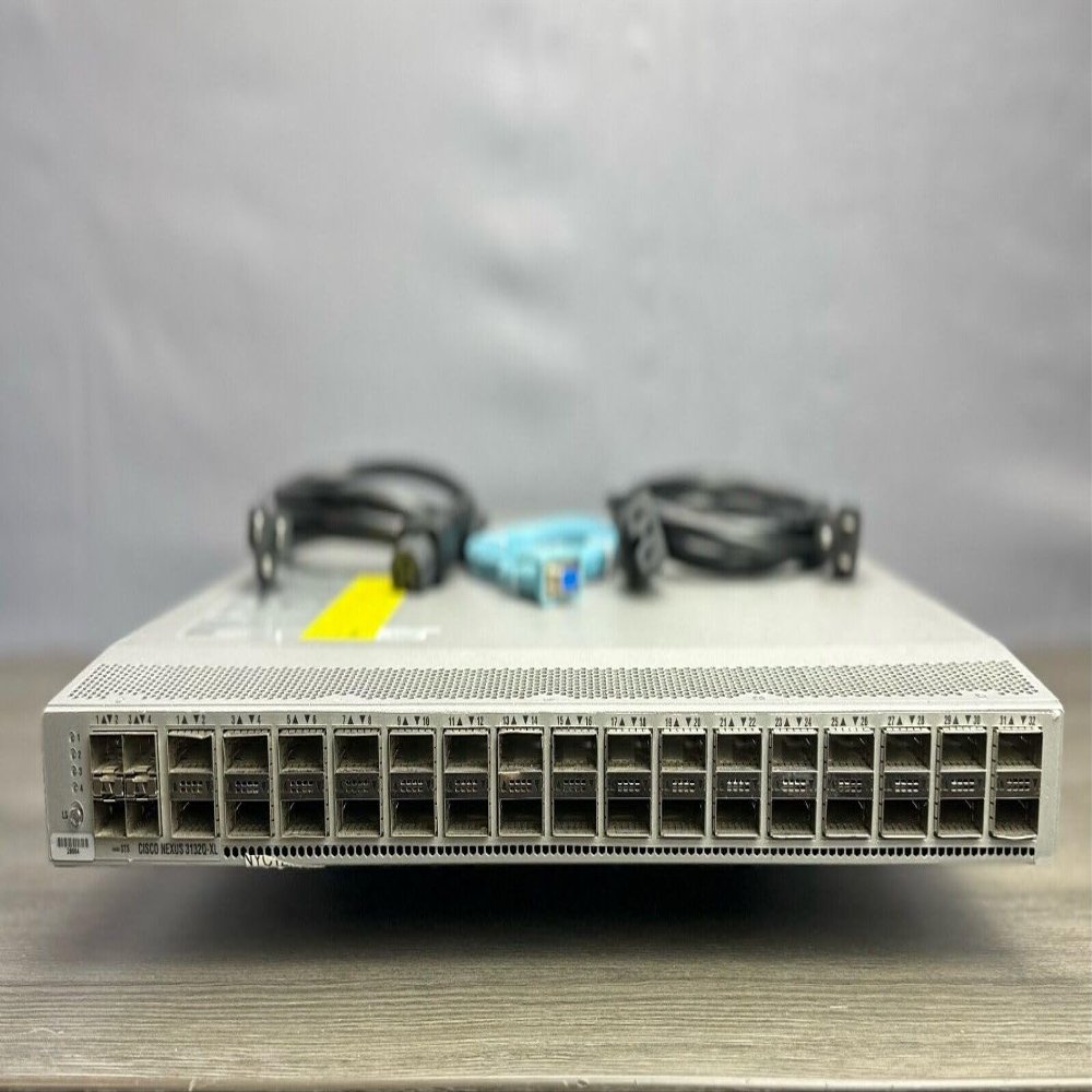 Cisco Nexus N3K-C3132Q-XL 32-Port SFP+ 1RU Switch w/ Dual PSU (Renewed)