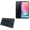 BoxWave Keyboard Compatible with Samsung Galaxy A24 4G - SlimKeys Bluetooth Keyboard - with Backlight, Portable Slim LED 7 Colors - Jet Black view 1