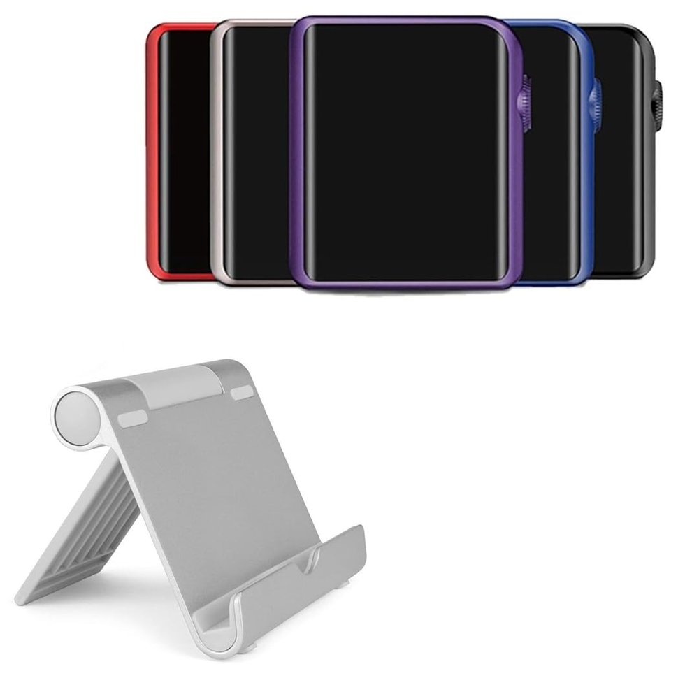 BoxWave Stand and Mount Compatible with Shanling M0 Mini - VersaView Aluminum Stand, Portable, Multi Angle Viewing Sturdy